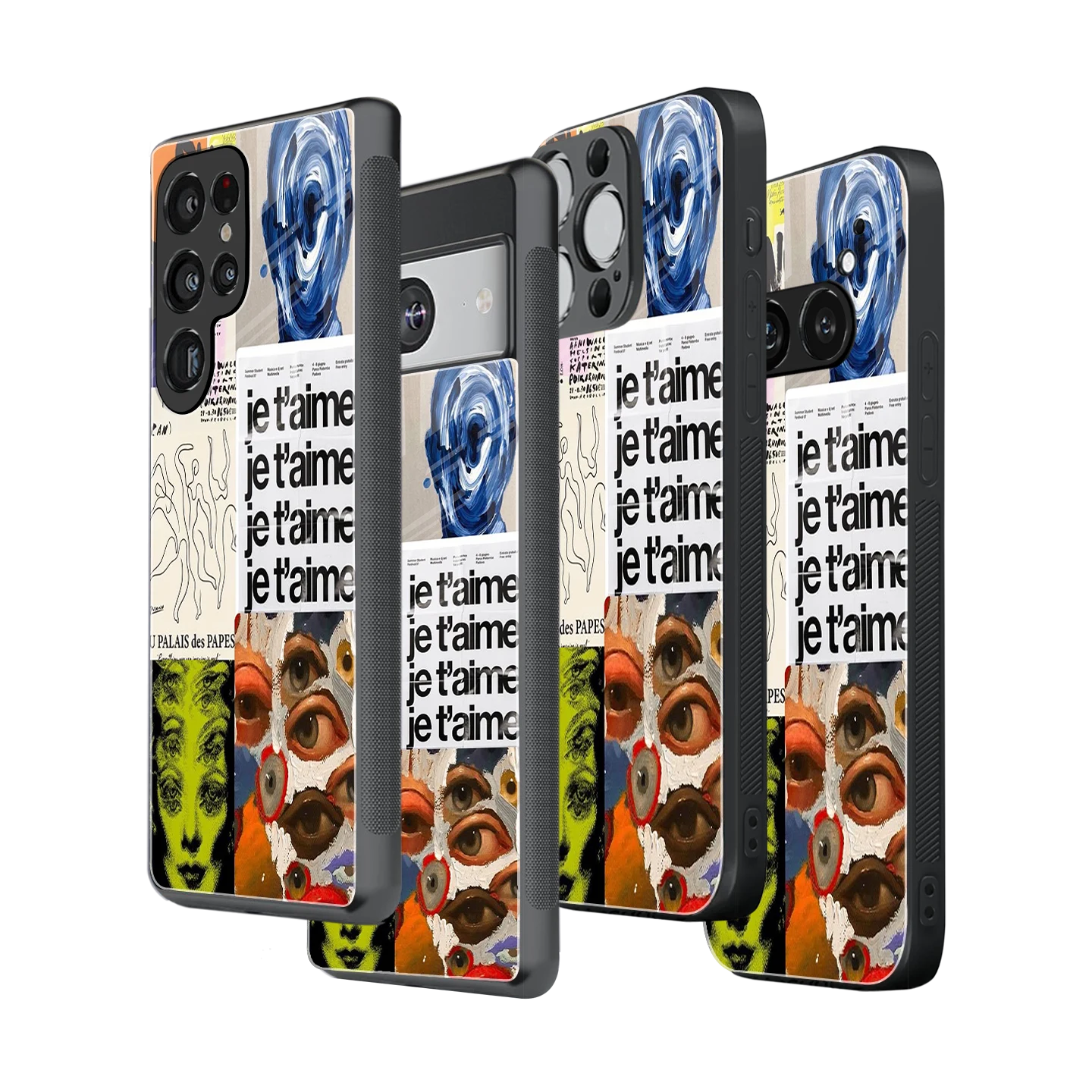 Stylish Glass Back Case for All Smartphones iPhone, Samsung, OnePlus, Pixel, Redmi, Oppo, Vivo, Motorola