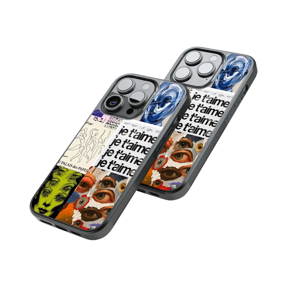 Protective Glass Back Phone Case Compatible with iPhone, Samsung, OnePlus, Pixel & More
