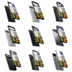 Durable Glass Back Mobile Case for iPhone, Samsung, OnePlus, Google Pixel, Redmi, Vivo, Oppo