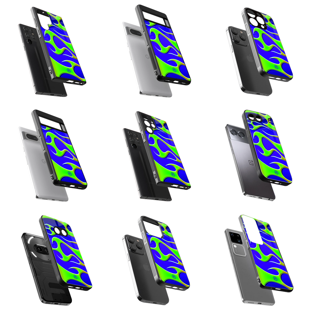 Durable Glass Back Mobile Case for iPhone, Samsung, OnePlus, Google Pixel, Redmi, Vivo, Oppo