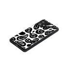 acid smiles bw back phone cover | glass case for nothing phone 1