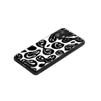acid smiles bw back phone cover | glass case for nothing phone 2