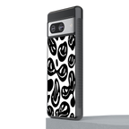 acid smiles bw back phone cover | glass case for Google Pixel 8