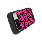 acid smiles black pink back phone cover | glass case for google pixel 9
