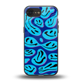 acid smiles blueberry edition back phone cover | glass case for iphone 16e