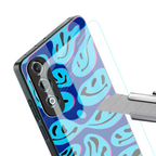 acid smiles blueberry edition back phone cover | glass case for oneplus nord ce 4