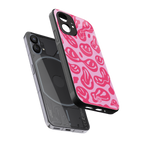 acid smiles bubblegum pink edition back phone cover | glass case for nothing phone 1