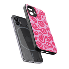 acid smiles bubblegum pink edition back phone cover | glass case for nothing phone 2