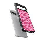 acid smiles bubblegum pink edition back phone cover | glass case for google pixel 7 pro