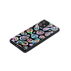 acid smiles chromatic edition back phone cover | glass case for nothing phone 1
