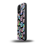 acid smiles chromatic edition back phone cover | glass case for nothing phone 2