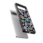 acid smiles chromatic edition back phone cover | glass case for Google Pixel 7A