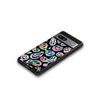 acid smiles chromatic edition back phone cover | glass case for Google Pixel 7A