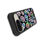 acid smiles chromatic edition back phone cover | glass case for google pixel 9