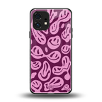acid smiles grape edition back phone cover | glass case for nothing phone 1