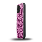 acid smiles grape edition back phone cover | glass case for nothing phone 1