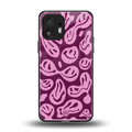acid smiles grape edition back phone cover | glass case for nothing phone 2