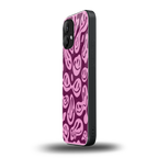 acid smiles grape edition back phone cover | glass case for nothing phone 2