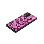 acid smiles grape edition back phone cover | glass case for nothing phone 2