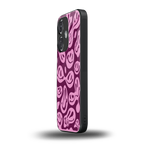 acid smiles grape edition back phone cover | glass case for oneplus nord ce 3