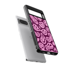 acid smiles grape edition back phone cover | glass case for Google Pixel 8