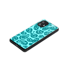 acid smiles turquoise edition back phone cover | glass case for nothing phone 2