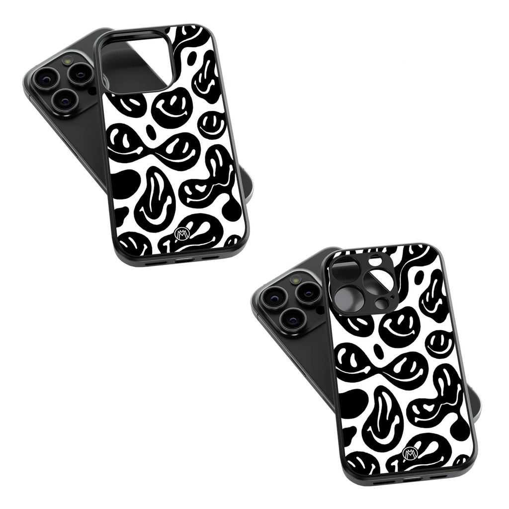 Trendy Glass Back Mobile Case for iPhone, Samsung, Redmi, OnePlus, Google Pixel, Motorola