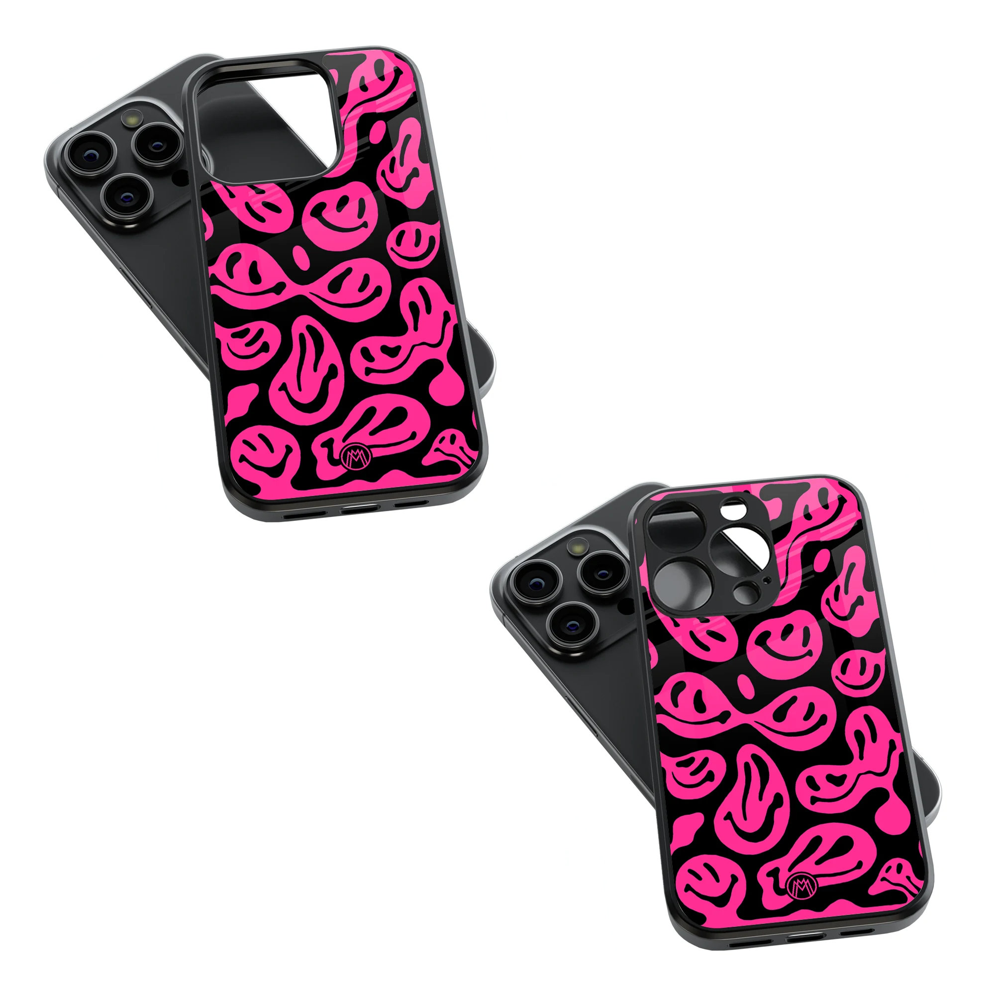 Trendy Glass Back Mobile Case for iPhone, Samsung, Redmi, OnePlus, Google Pixel, Motorola