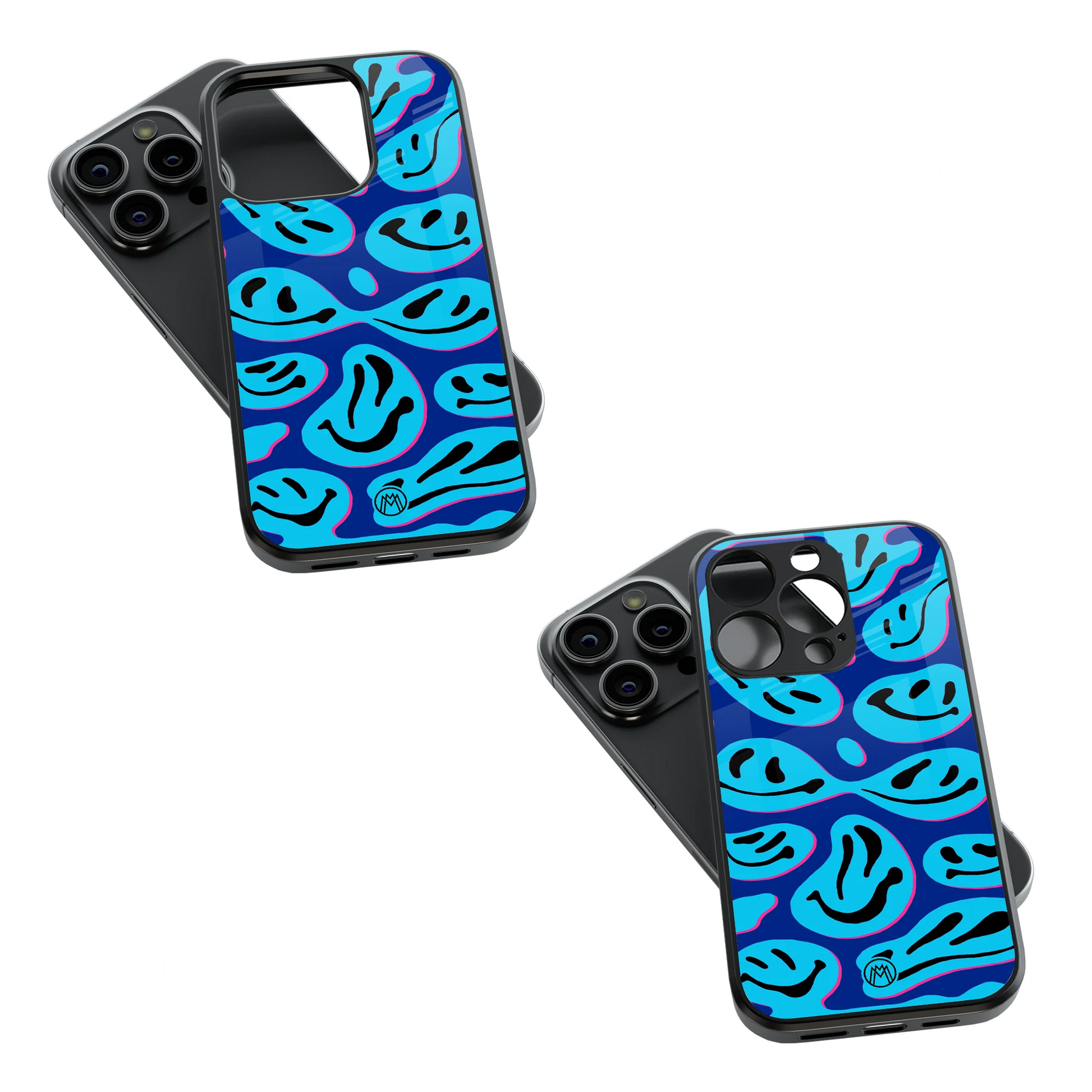 Trendy Glass Back Mobile Case for iPhone, Samsung, Redmi, OnePlus, Google Pixel, Motorola