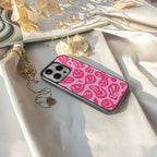 acid smiles bubblegum pink edition back phone cover | glass case for oneplus nord 3