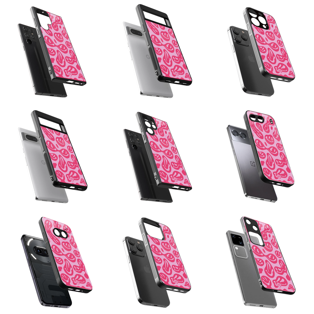 Durable Glass Back Mobile Case for iPhone, Samsung, OnePlus, Google Pixel, Redmi, Vivo, Oppo