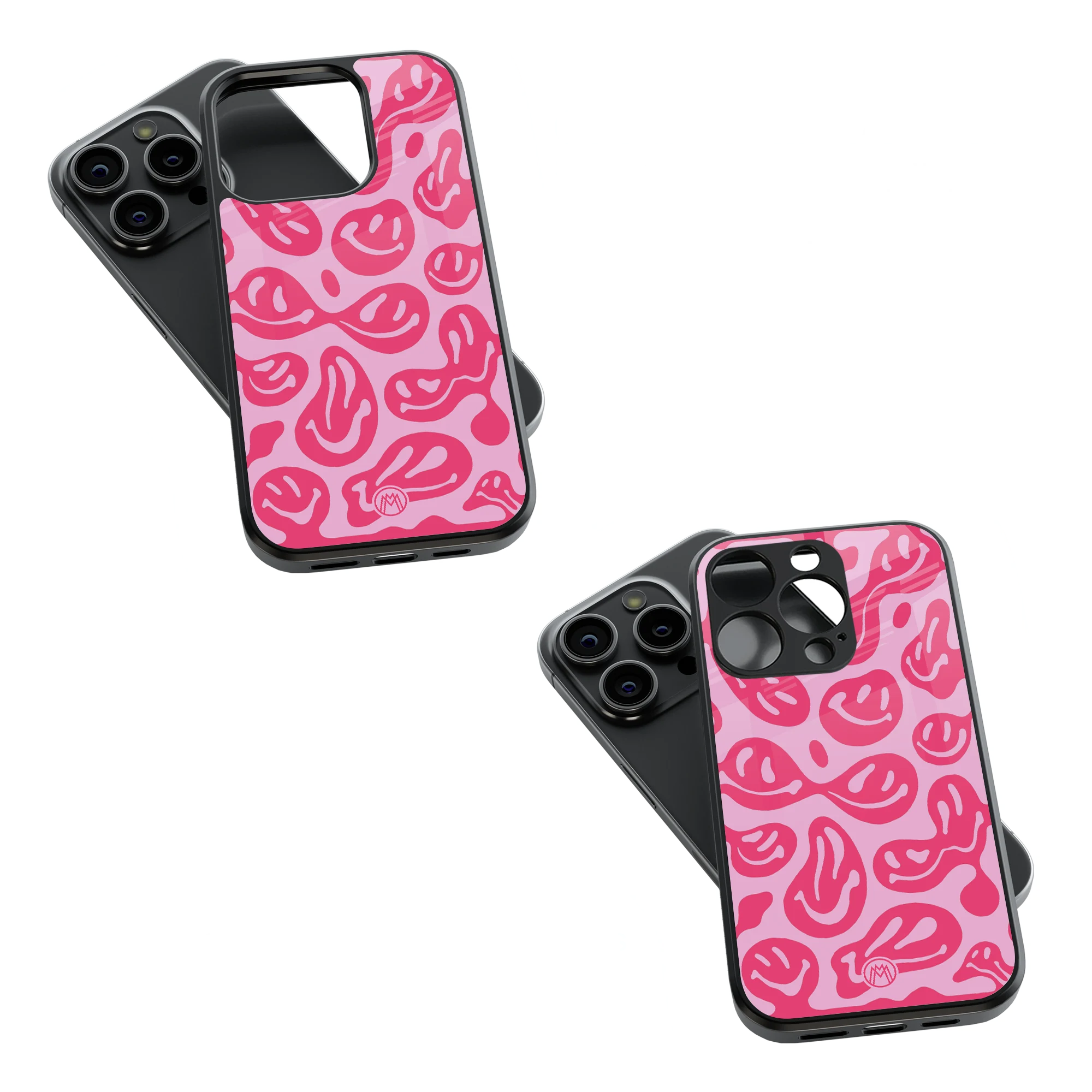 Trendy Glass Back Mobile Case for iPhone, Samsung, Redmi, OnePlus, Google Pixel, Motorola