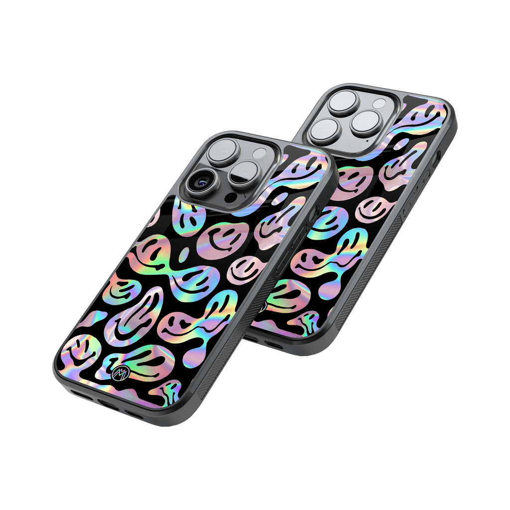 Protective Glass Back Phone Case Compatible with iPhone, Samsung, OnePlus, Pixel & More