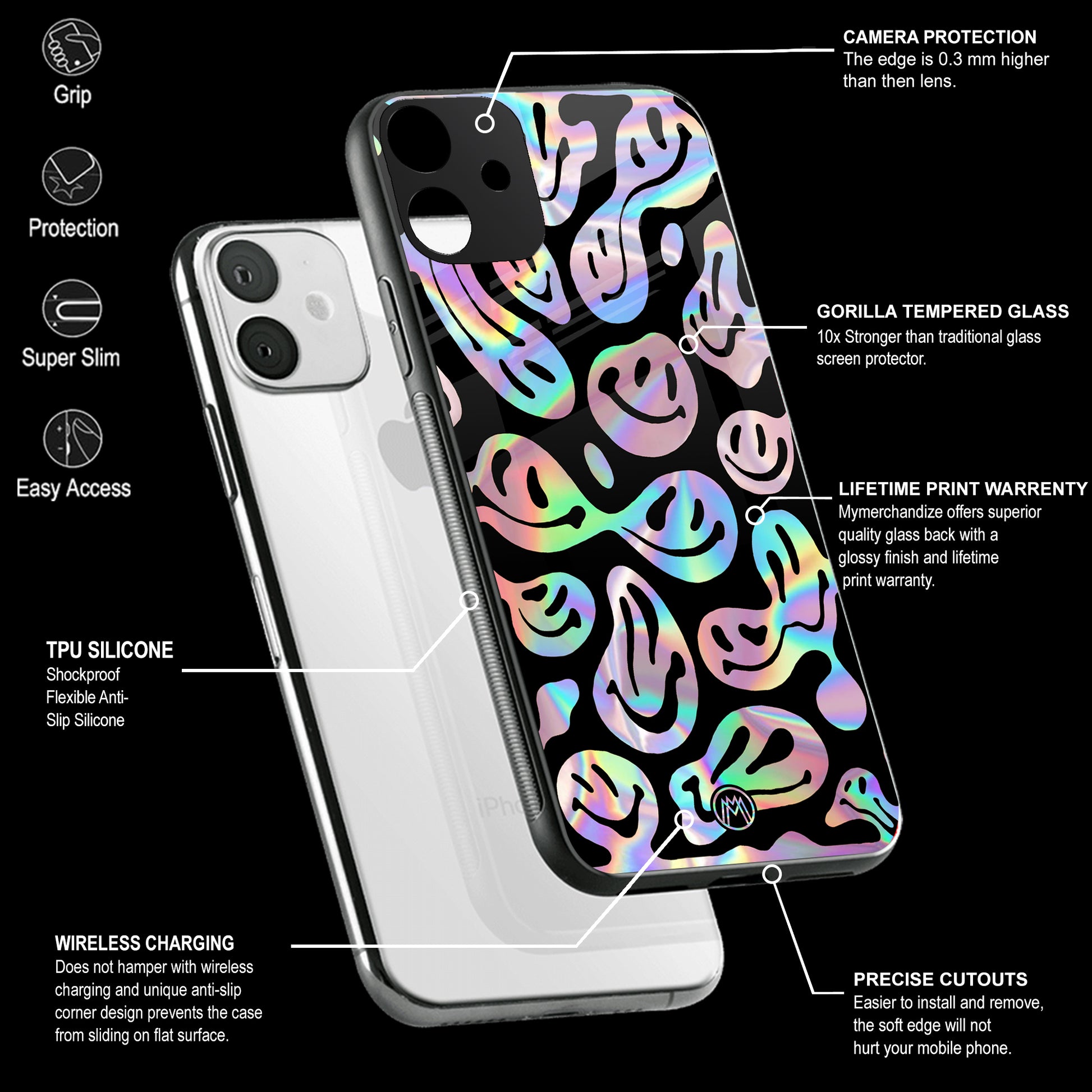 Mobile Phone Cover | Glass Back Case