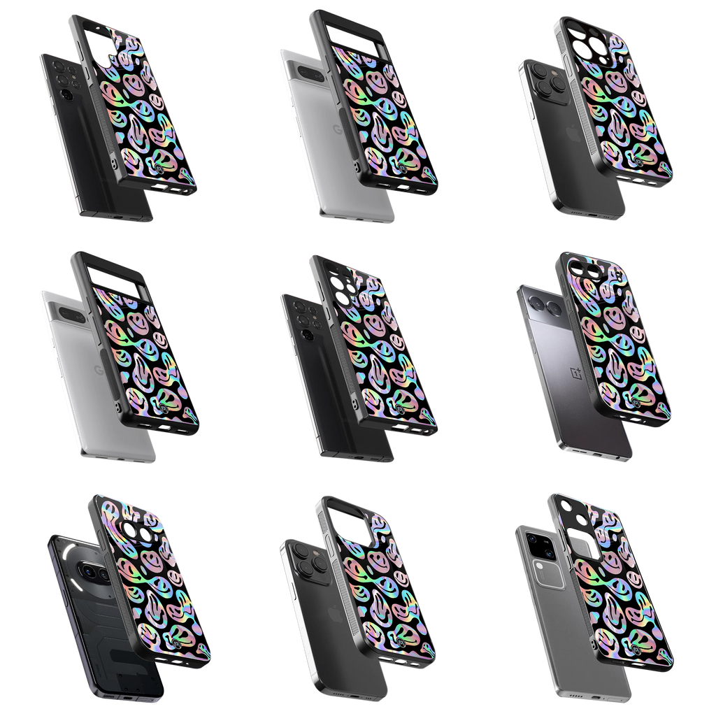 Durable Glass Back Mobile Case for iPhone, Samsung, OnePlus, Google Pixel, Redmi, Vivo, Oppo