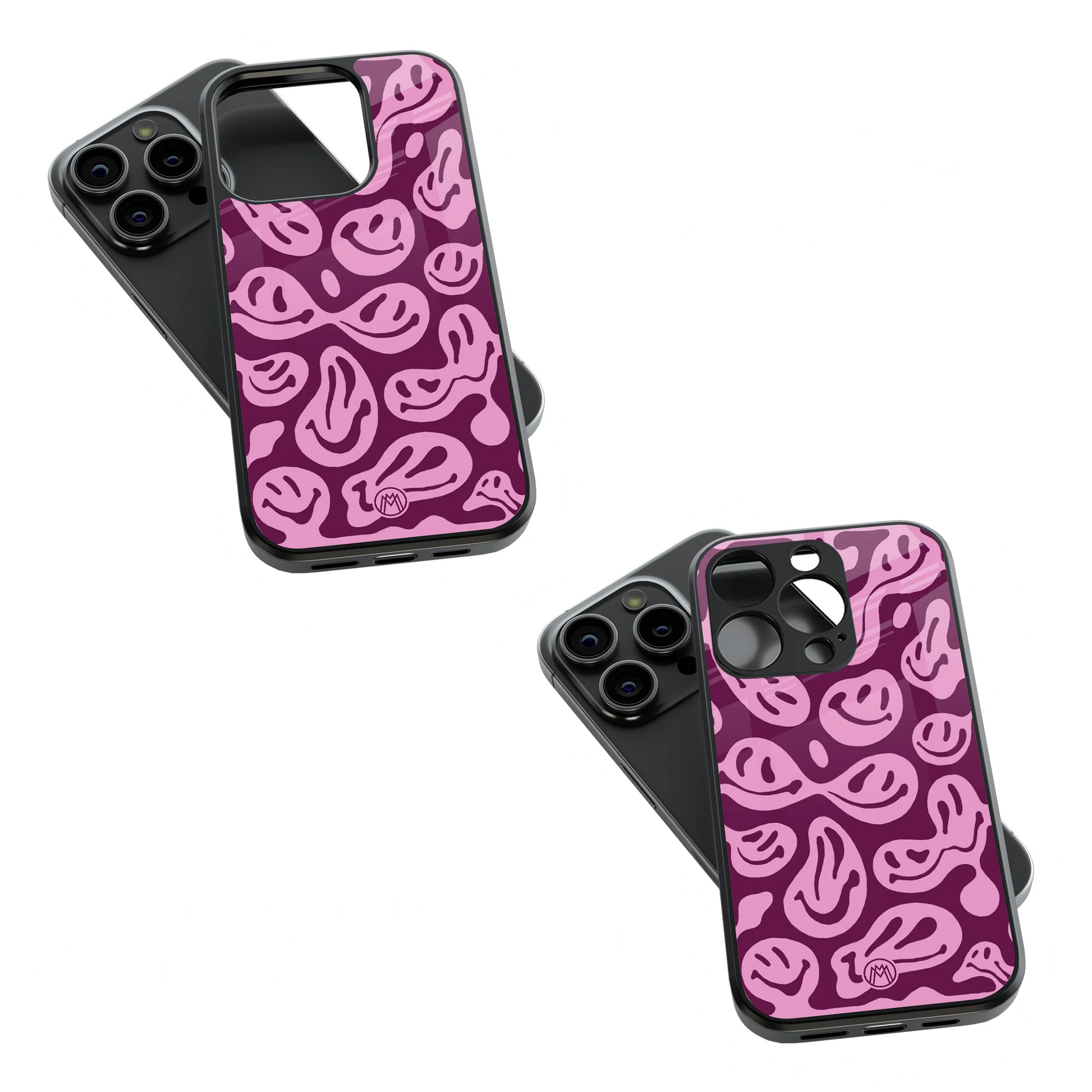 Trendy Glass Back Mobile Case for iPhone, Samsung, Redmi, OnePlus, Google Pixel, Motorola