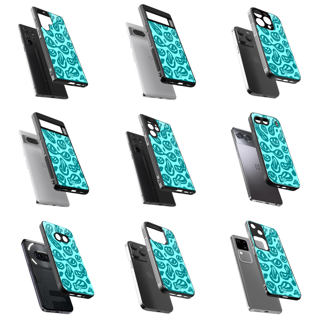 Durable Glass Back Mobile Case for iPhone, Samsung, OnePlus, Google Pixel, Redmi, Vivo, Oppo