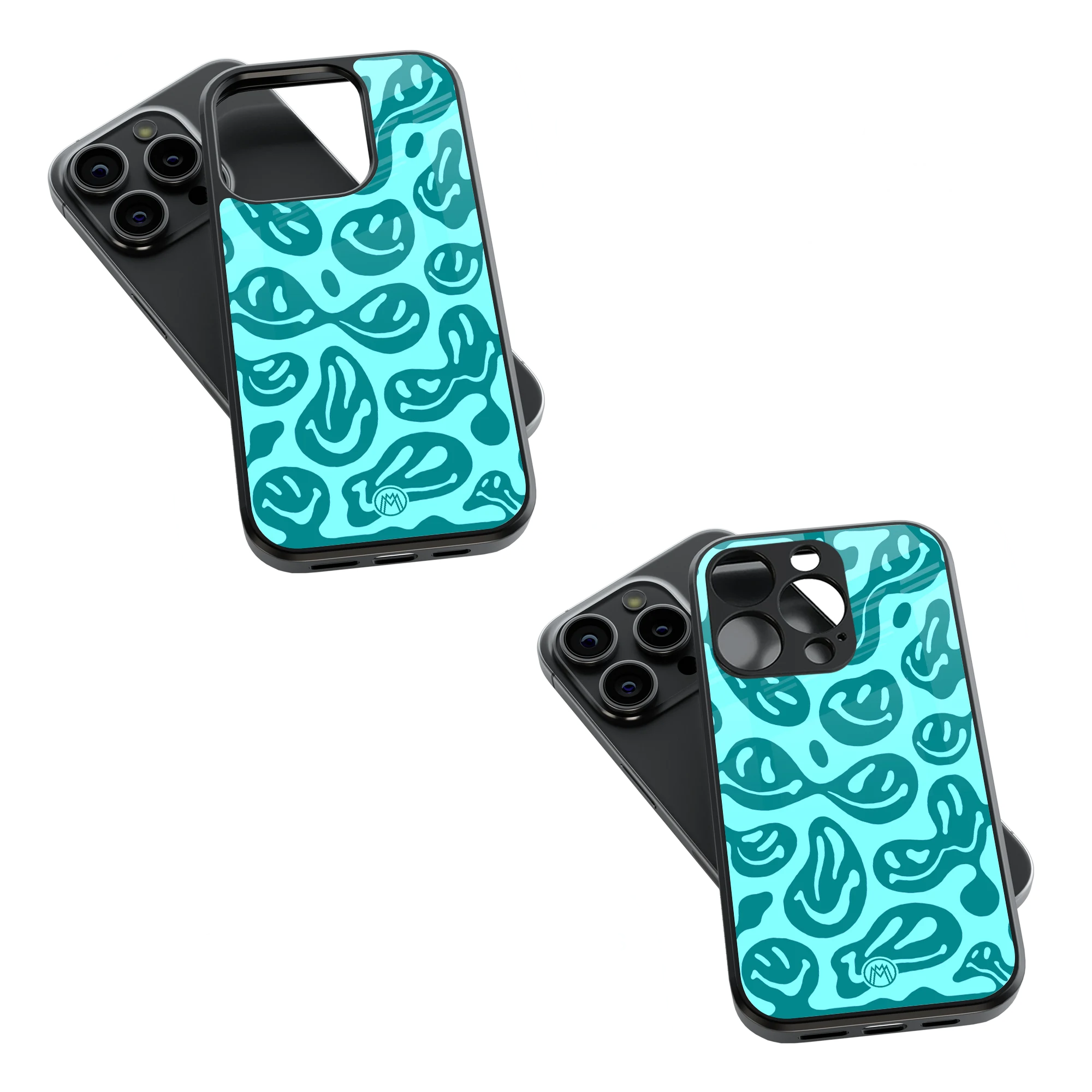 Trendy Glass Back Mobile Case for iPhone, Samsung, Redmi, OnePlus, Google Pixel, Motorola