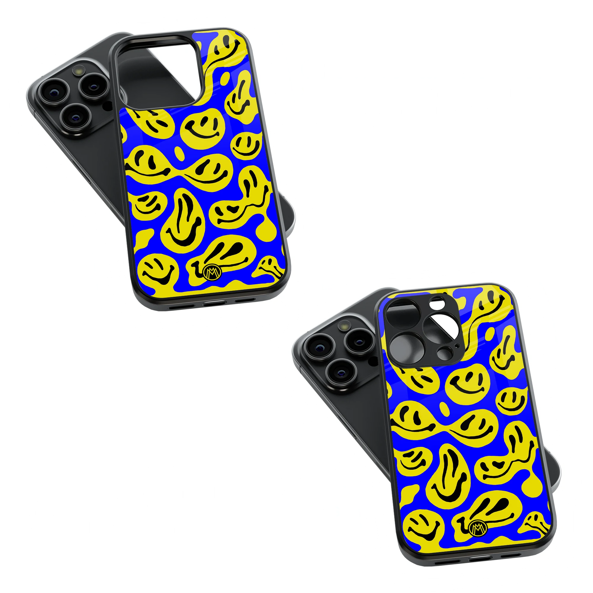 Trendy Glass Back Mobile Case for iPhone, Samsung, Redmi, OnePlus, Google Pixel, Motorola