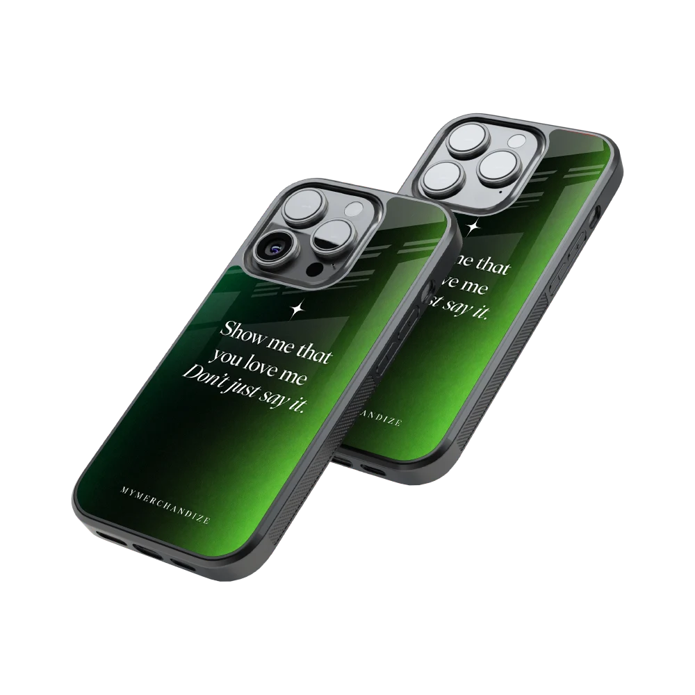 Protective Glass Back Phone Case Compatible with iPhone, Samsung, OnePlus, Pixel & More