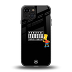 advisory back phone cover | glass case for iphone 13 mini