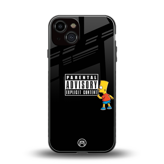 advisory back phone cover | glass case for iphone 13