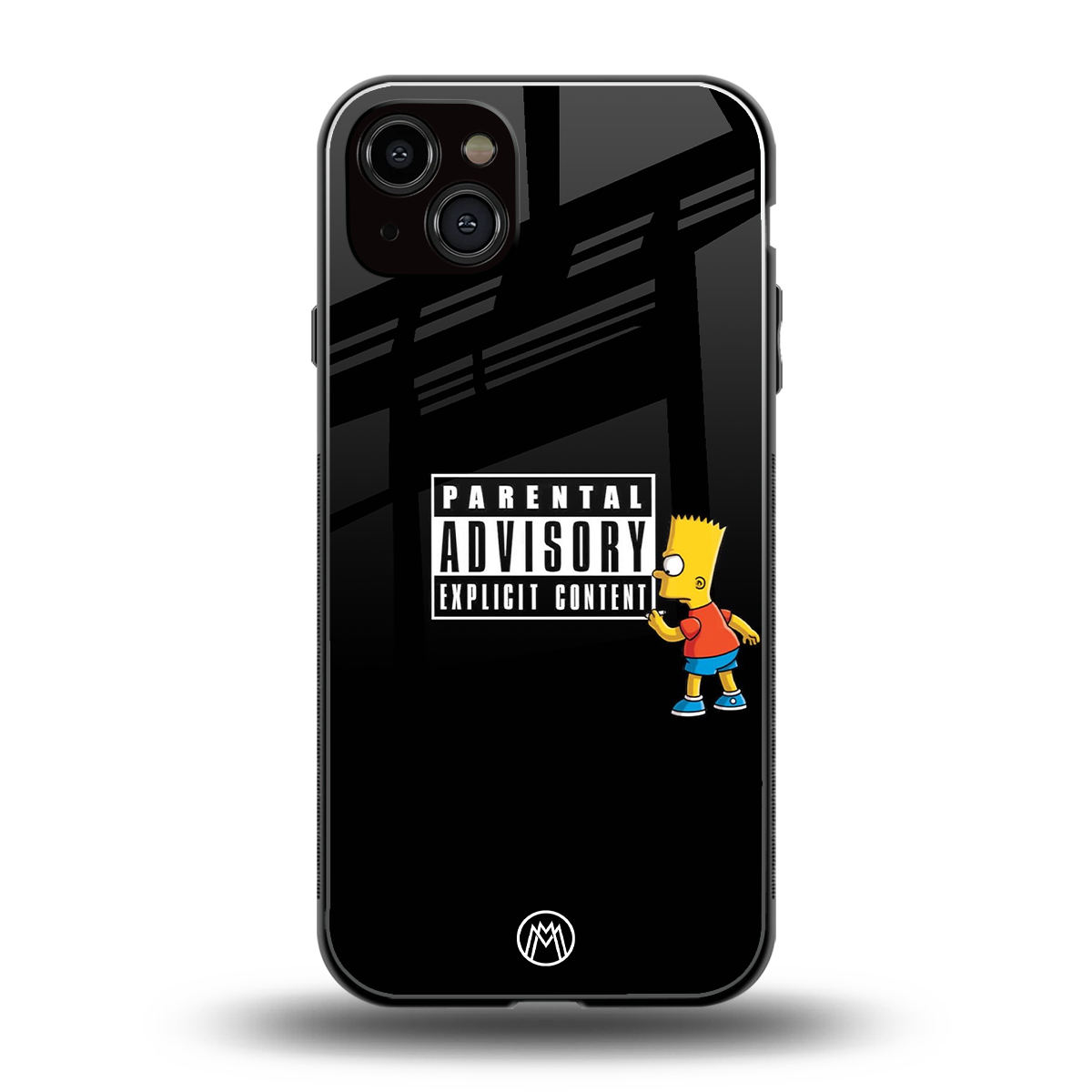 advisory back phone cover | glass case for iphone 15 plus