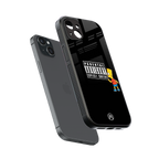 advisory back phone cover | glass case for iphone 14 plus