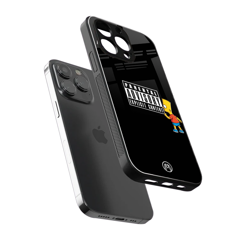 advisory back phone cover | glass case for iphone 14 pro max