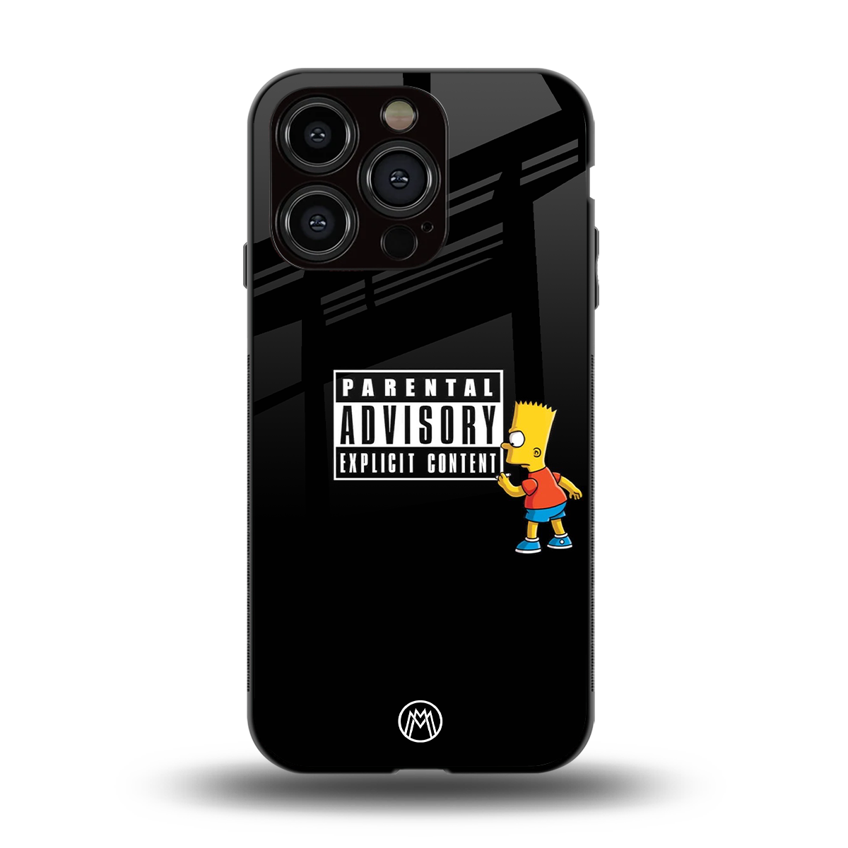 advisory back phone cover | glass case for iphone 15 pro