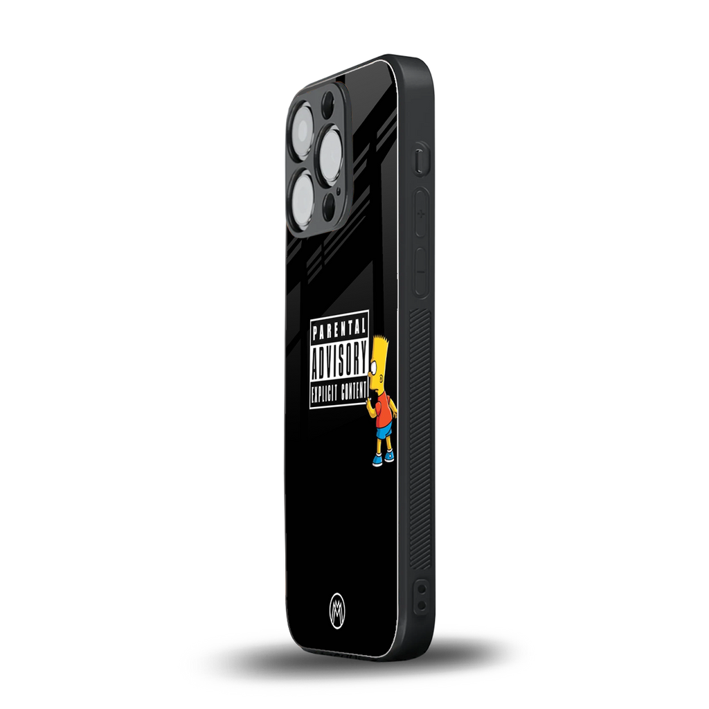 advisory back phone cover | glass case for iphone 15 pro