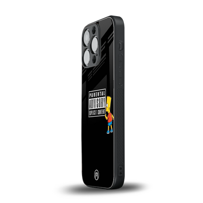 advisory back phone cover | glass case for iphone 15 pro