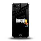 advisory back phone cover | glass case for iphone 14