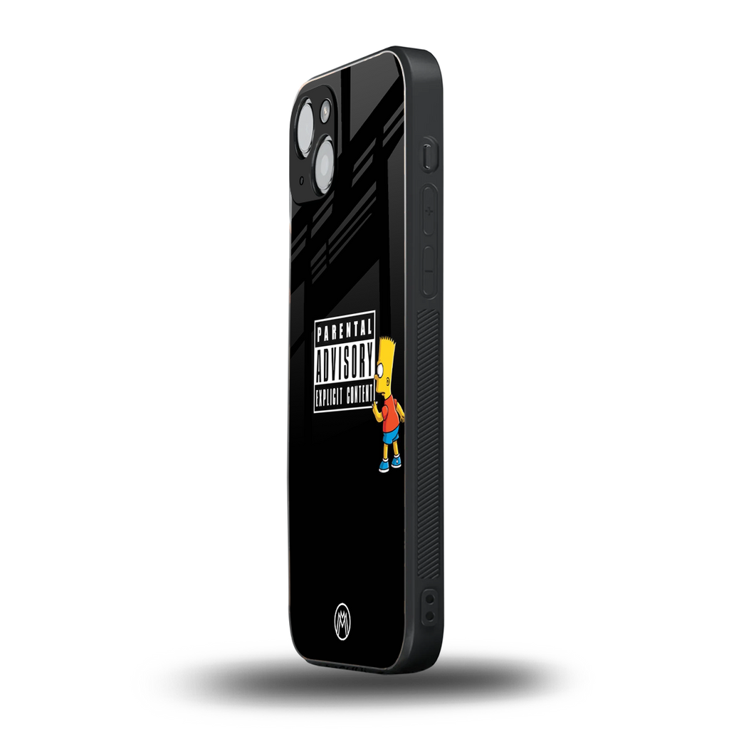 advisory back phone cover | glass case for iphone 14